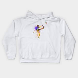 American football in watercolor Kids Hoodie